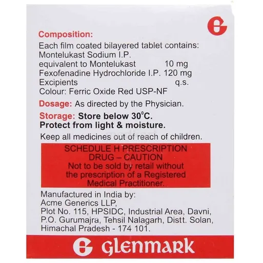 glemont f tablet 10's